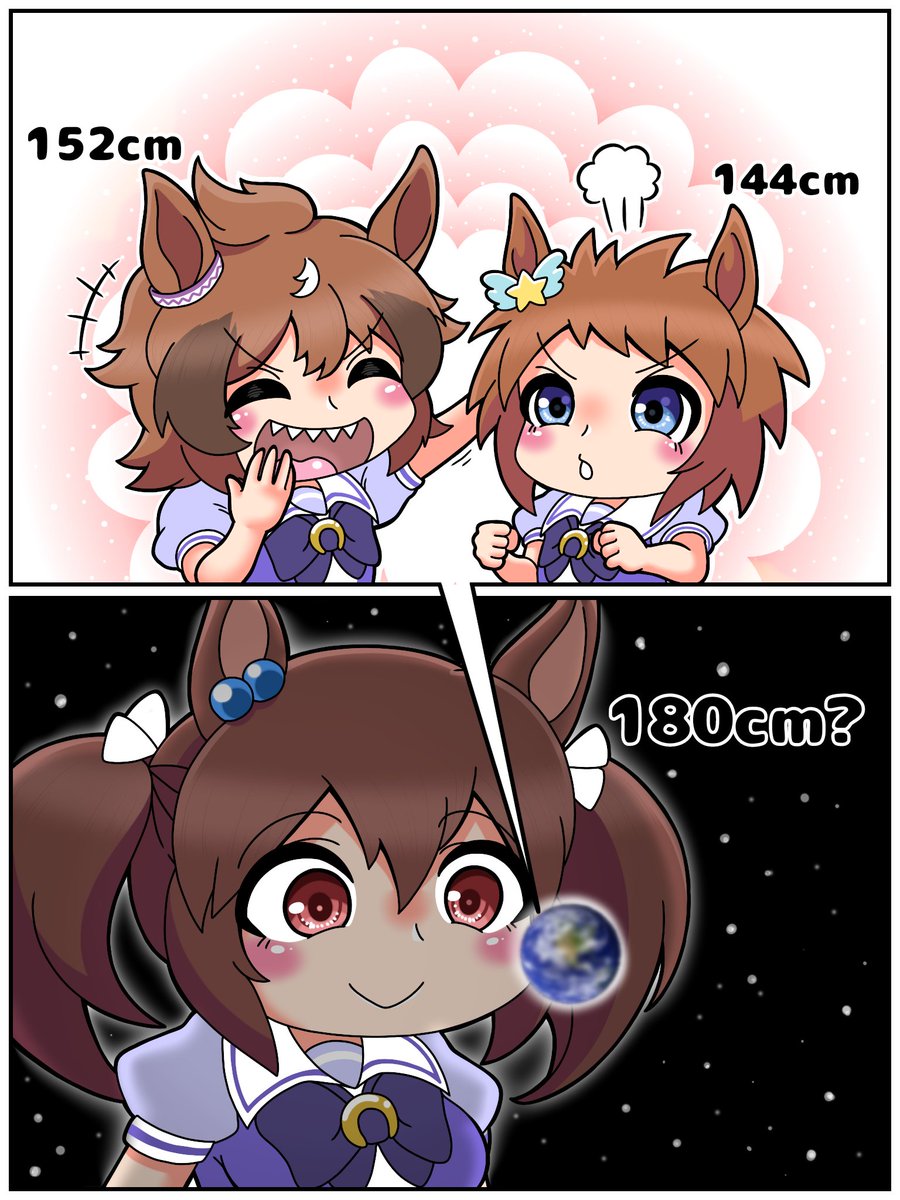 RiverLake778078's tweet photo. デカすぎんだろ…
#ウマ娘　
#ビコーペガサス　
#シンコウウインディ　
#ヒシアケボノ https://t.co/b4rZDuZzxZ
