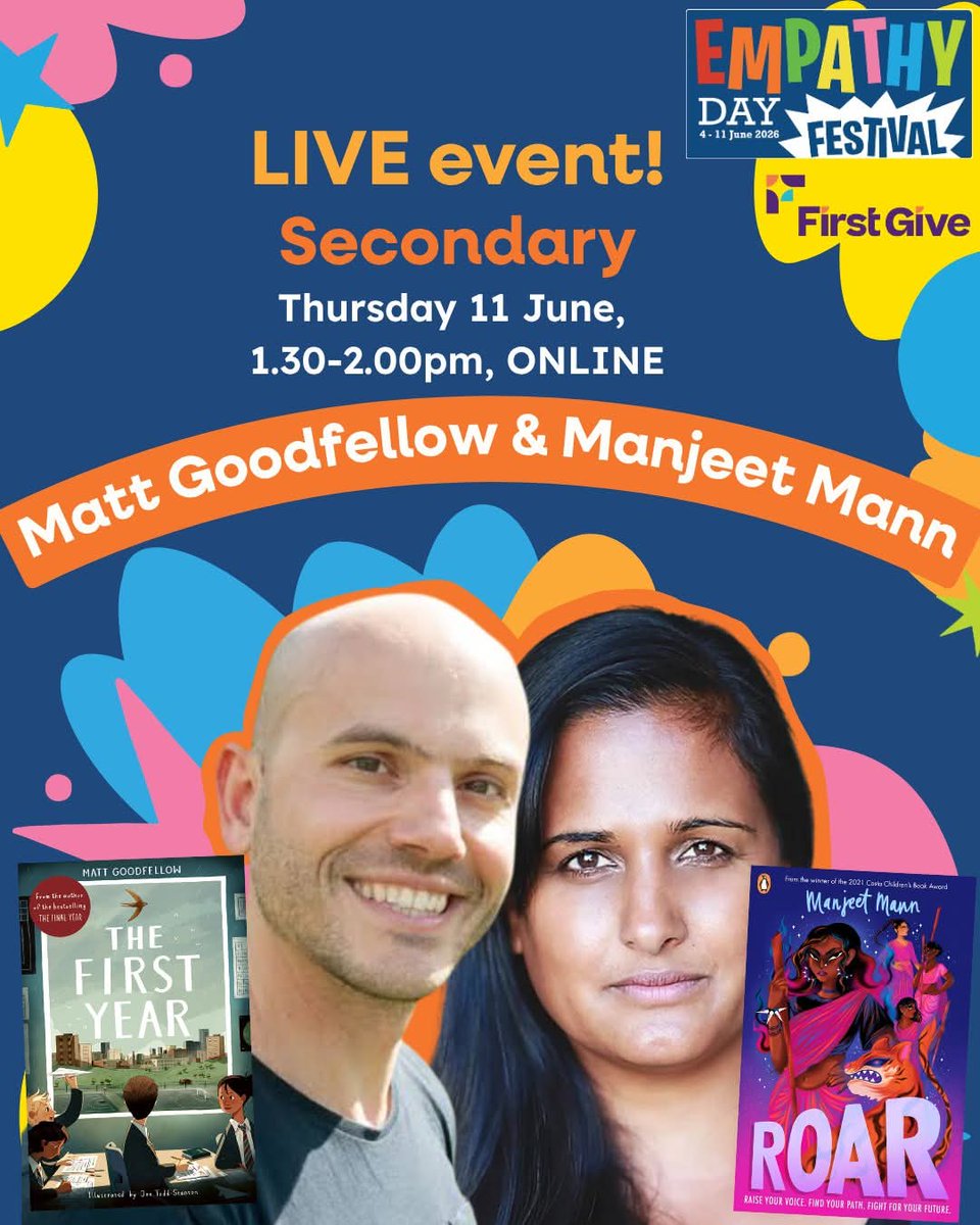 jonnybid's tweet photo. With EmpathyLab's Empathy Day Festival only a couple of weeks away, do make sure you sign your school up for these fantastic free author events.

https://t.co/tDVE3xeEFS https://t.co/YOsY5ZVKwq