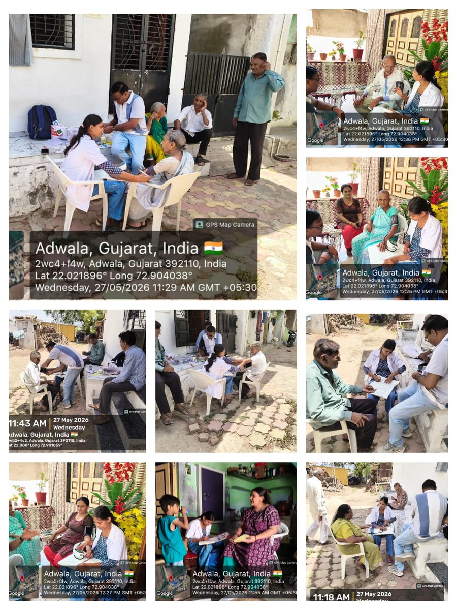 PhcMatar's tweet photo. આજ રોજ ADWALA ગામે NCD કેમ્પનું આયોજન કરવામાં આવ્યું હતું. કેમ્પ દરમિયાન નવા ૧૦ NCD દર્દીઓની ઓળખ કરવામાં આવી તેમજ જૂના દવા ચાલુ દર્દીઓનું ફોલો-અપ લેવામાં આવ્યું.
દર્દીઓને નિયમિત દવા લેવા, યોગ્ય ખોરાક રાખવા તથા સ્વસ્થ જીવનશૈલી અપનાવવા અંગે સમજ આપવામાં આવી
AAM CHAKLAD  PHC MATAR https://t.co/tqrBpUji6i