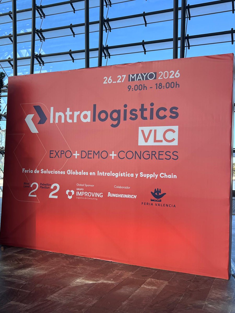 CND_INGESA's tweet photo. 📅  Los días 26 y 27 de mayo de 2026 se ha celebrado en @Feria_Valencia  la cita profesional Intralogistics Valencia, un evento de referencia centrado en soluciones globales para la intralogística y la cadena de suministro. Este encuentro reúne a empresas y profesionales del sector con el objetivo de presentar tecnologías, procesos y herramientas que mejoren el rendimiento en áreas clave como el almacenaje, la distribución y la gestión logística, consolidándose como un punto de encuentro imprescindible para la innovación y el networking profesional. 

🎯  Durante la feria se han abordado aspectos clave como la automatización de almacenes, la robótica, la inteligencia artificial aplicada a la logística, la digitalización de procesos y las soluciones sostenibles orientadas a mejorar la eficiencia operativa. En este contexto, nuestro compañero Pedro Espada ha asistido con el objetivo de conocer de primera mano estas tendencias, identificar oportunidades de mejora en los procesos internos y reforzar la actualización tecnológica del Centro, alineándose con las mejores prácticas del sector y anticipándose a los retos futuros de la cadena de suministro. 

🤝 Agradecemos a los responsables de Intralogistics VLC la celebración de este evento, que facilita el contacto directo entre profesionales, empresas y proveedores tecnológicos, generando un entorno idóneo para el intercambio de conocimiento, la creación de sinergias y la difusión de soluciones innovadoras que impulsan la evolución del sector logístico.

#IntralogisticsVLC
#Logística
#SupplyChain
#Intralogística