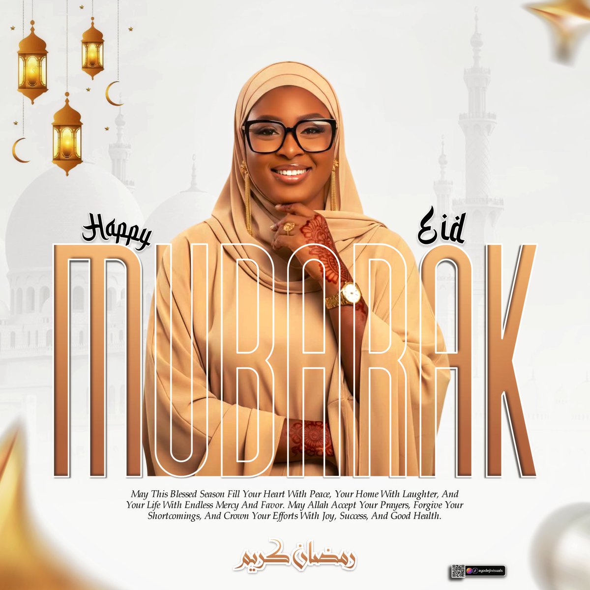 AFaloore's tweet photo. Golden Hearts. Pure Prayers. Endless Gratitude. 🌙🤍

As The Blessed Season Of Eid Fills The Air With Peace And Joy, May Your Home Overflow With Laughter, Your Sacrifices Be Accepted, And Your Life Be Crowned With Favor, Mercy, And Divine Blessings.

#EidMubarak #AyodejiVisuals https://t.co/392ROLoDD0