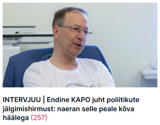 kaupolepasepp's tweet photo. Ilus pealkiri, mis osundab "jälgimisühiskonna" debati tuumale: ka mulle on jäänud mulje, et need, kellel on või oli jõud ja võimalus inimeste õigustesse sekkuda, ei võta tõsiselt inimeste muret selles osas, et neid õigusi võidakse kuritarvitada. Selline suhtumine on ohtlik. https://t.co/BKoepYBBhF