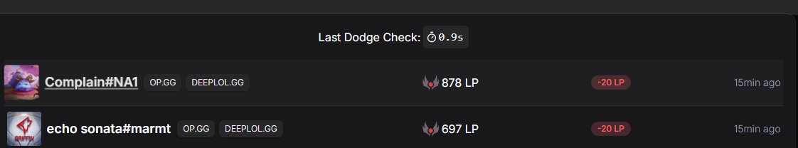 lolComplain's tweet photo. @drewlevin I clicked accept match and then the game kicked me out and I apparently lost lp cuz I "DODGED". Can i get a refund or help me out please https://t.co/MgBkg0iubu