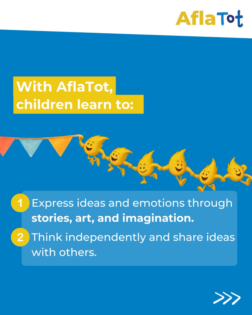 Aflatoun's tweet photo. With AflaTot, children learn through stories, songs, and real activities that make every lesson come to life.

Learn more:  https://t.co/DFsCyr44NO

#EarlyLearning #FinancialEducation #WeAreAflatoun https://t.co/EMNgCDelri