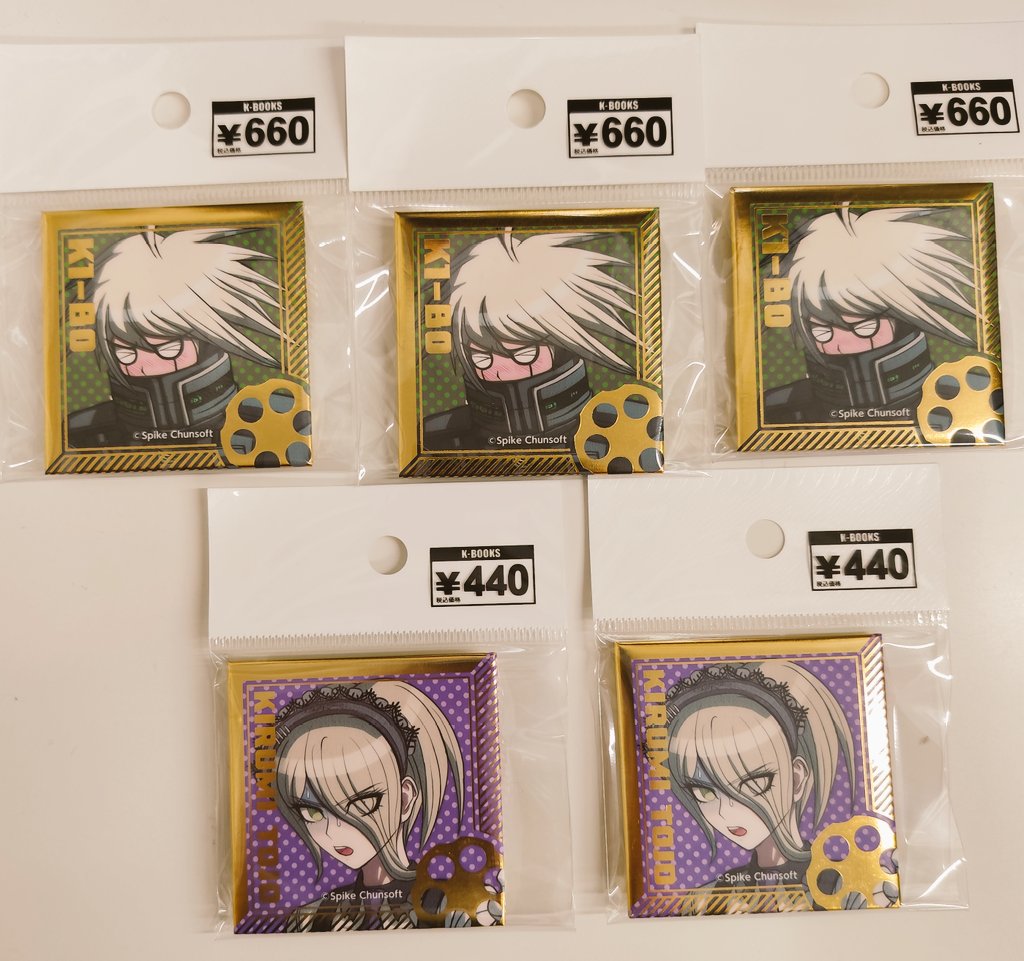 入荷情報】 ダンガンロンパ 15周年記念展 缶バッジ アクリルブロック