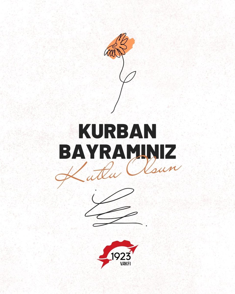 1923dayanisma's tweet photo. Kurban Bayramı’nın; savaşların değil barışın, ayrılığın değil dostluğun konuşulduğu bir dünya için umut olmasını diliyoruz.
Paylaşmanın, dayanışmanın ve birlikte yaşamanın değerini hatırlatan nice bayramlara…
İyi Bayramlar. https://t.co/GqFhYR1G3A