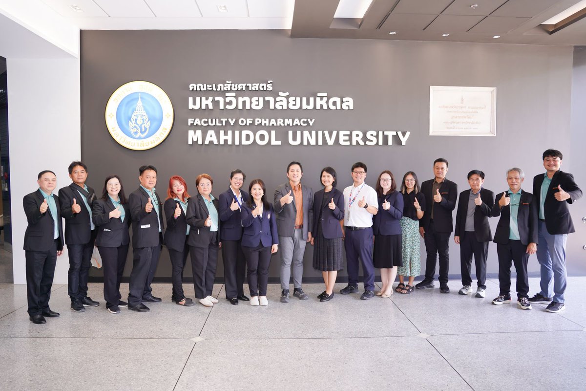 mupharm's tweet photo. #เภสัชมหิดล ต้อนรับคณะศึกษาดูงานจาก มหาวิทยาลัยวลัยลักษณ์ และ มหาวิทยาลัยขอนแก่น แลกเปลี่ยนแนวทางบริหารองค์กรสู่ความเป็นเลิศ

📍ข่าวและภาพกิจกรรม:
https://t.co/HYhSCZ9f96 https://t.co/KILo5v8WD0