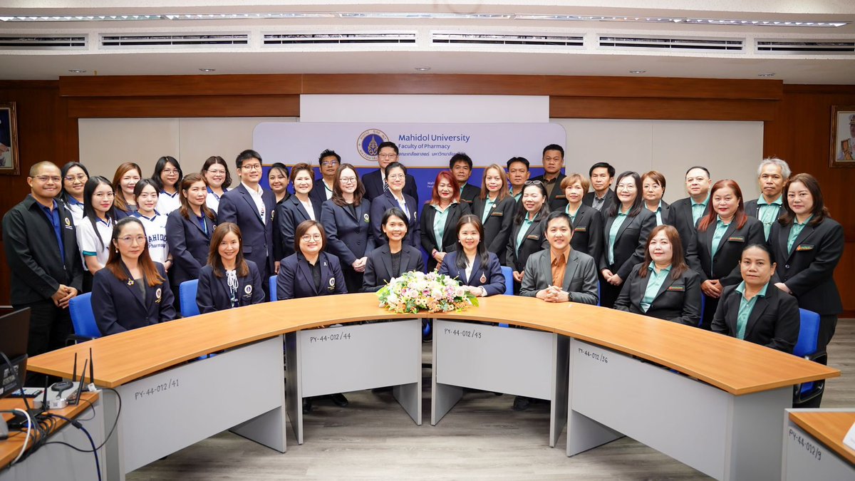 mupharm's tweet photo. #เภสัชมหิดล ต้อนรับคณะศึกษาดูงานจาก มหาวิทยาลัยวลัยลักษณ์ และ มหาวิทยาลัยขอนแก่น แลกเปลี่ยนแนวทางบริหารองค์กรสู่ความเป็นเลิศ

📍ข่าวและภาพกิจกรรม:
https://t.co/HYhSCZ9f96 https://t.co/KILo5v8WD0