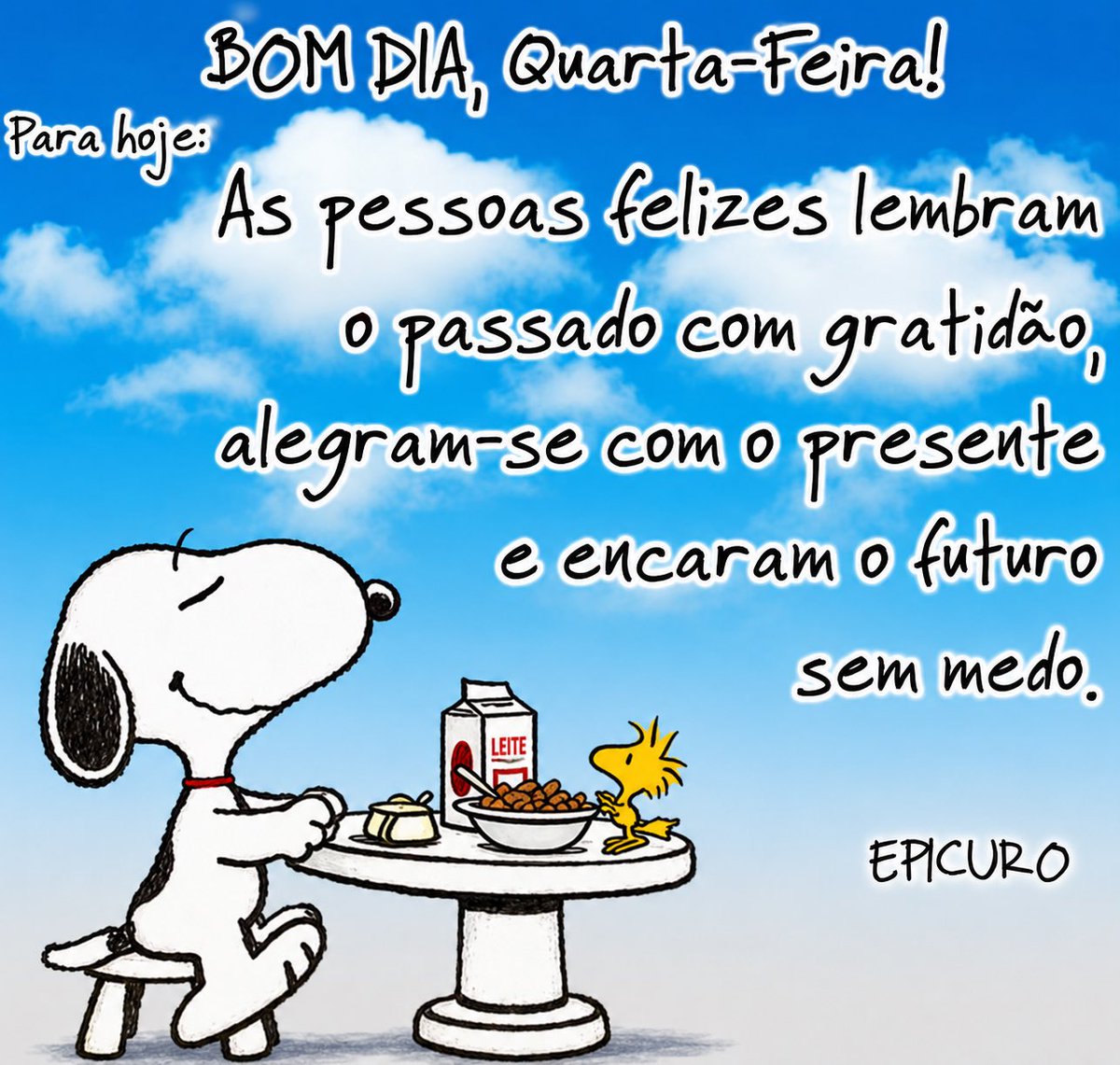 celiosfranco's tweet photo. Que possamos ser gratos pelas Lições Aprendidas do passado, nos alegrar com os desafios do presente e não ter medo de encarar as incertezas do futuro ... enfim, que possamos ser felizes. Uma destemerosa e feliz Quarta-feira !!!
🍀🙏🏻🎼☮️ https://t.co/sVrgrvBawV