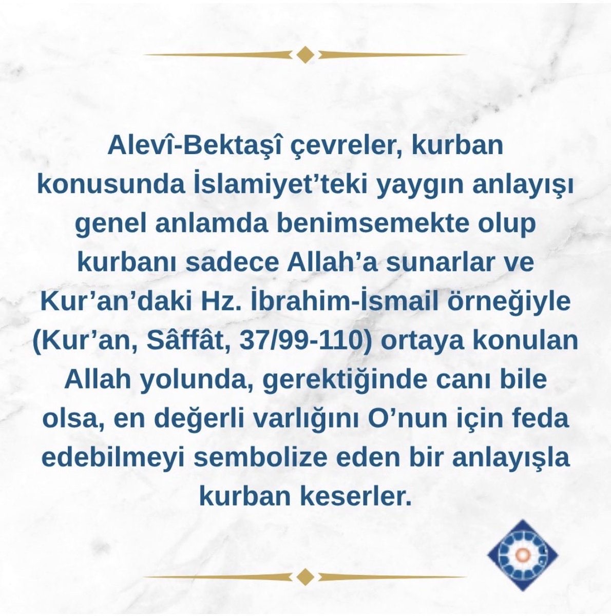 abkenstitusu's tweet photo. Makalenin tamamı için ↩️

https://t.co/MmjHdE7MGW   

Anadolu Alevî-Bektaşî İnanç Dünyasında Kurban Anlayışı Ve Kurbanla İlgili Ritüeller-Harun Yıldız

Alevilik–Bektaşilik Araştırmaları Dergisi. 20-2019 https://t.co/QV7F58w8D3