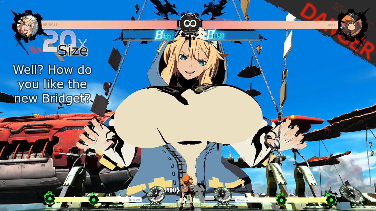 IvaldiKhoSize's tweet photo. Bridget Jumpscare
This was on the back of my mind for a while now, also might of went crazy with the hud elements because it is really fun for me ;3
Was debating on who to make the tiny and settled on May because she seems to be the most popular ship https://t.co/fkarnv7QYz