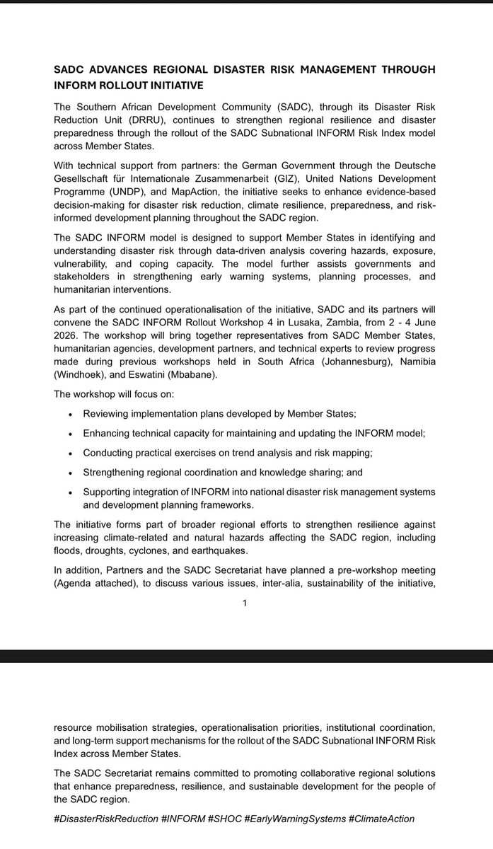 SADC Secretariat tweet media