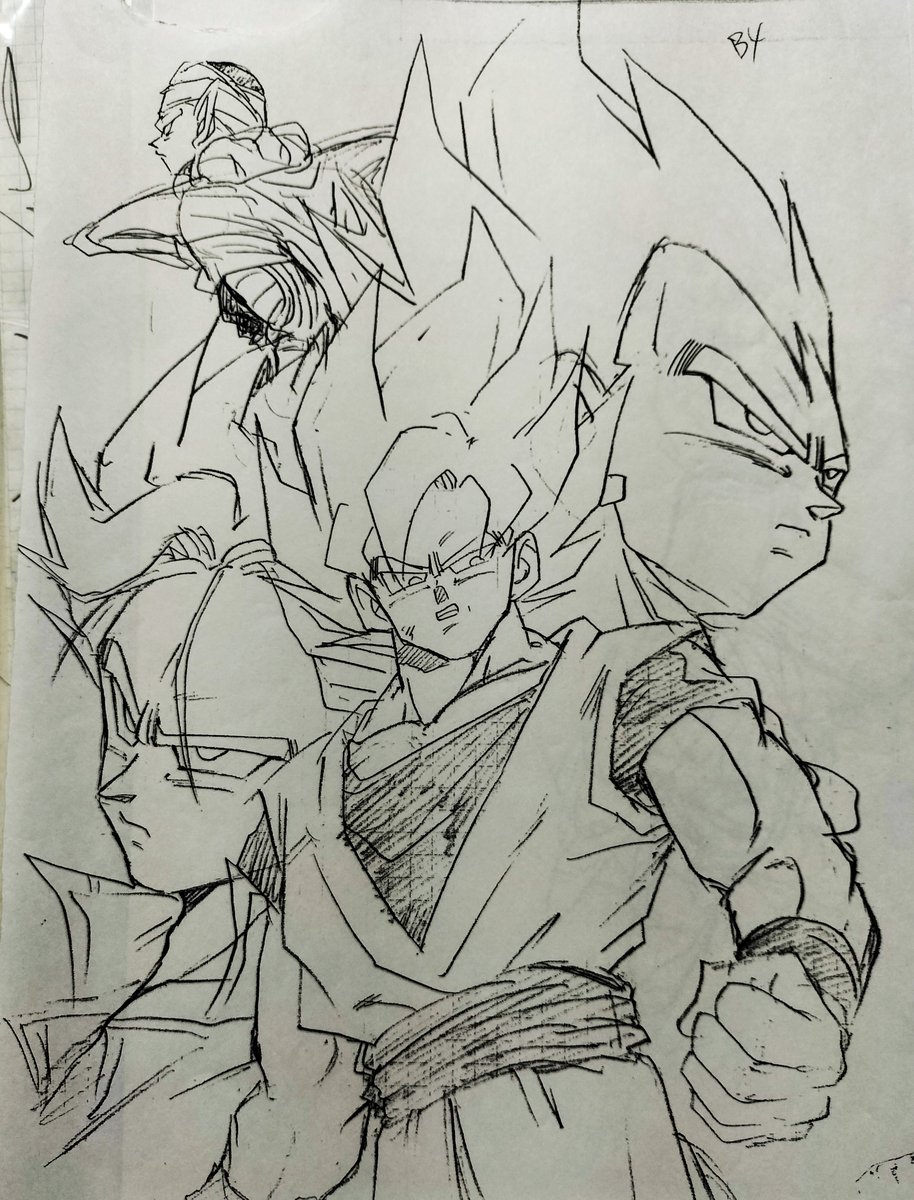 It's now available as all kinds of merchandise. Rough sketches and