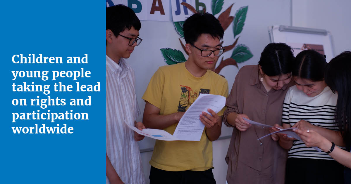 Reader Participation Children and young people are not just participants in human rights ...