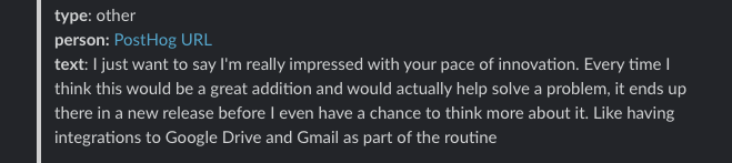 knoxyash's tweet photo. Real quotes from our customers (2/n)

"every time I think this would be a great addition, it ends up in a new release before I even have a chance to think more about it."

shipping > talking. https://t.co/VTFVw9P8t9