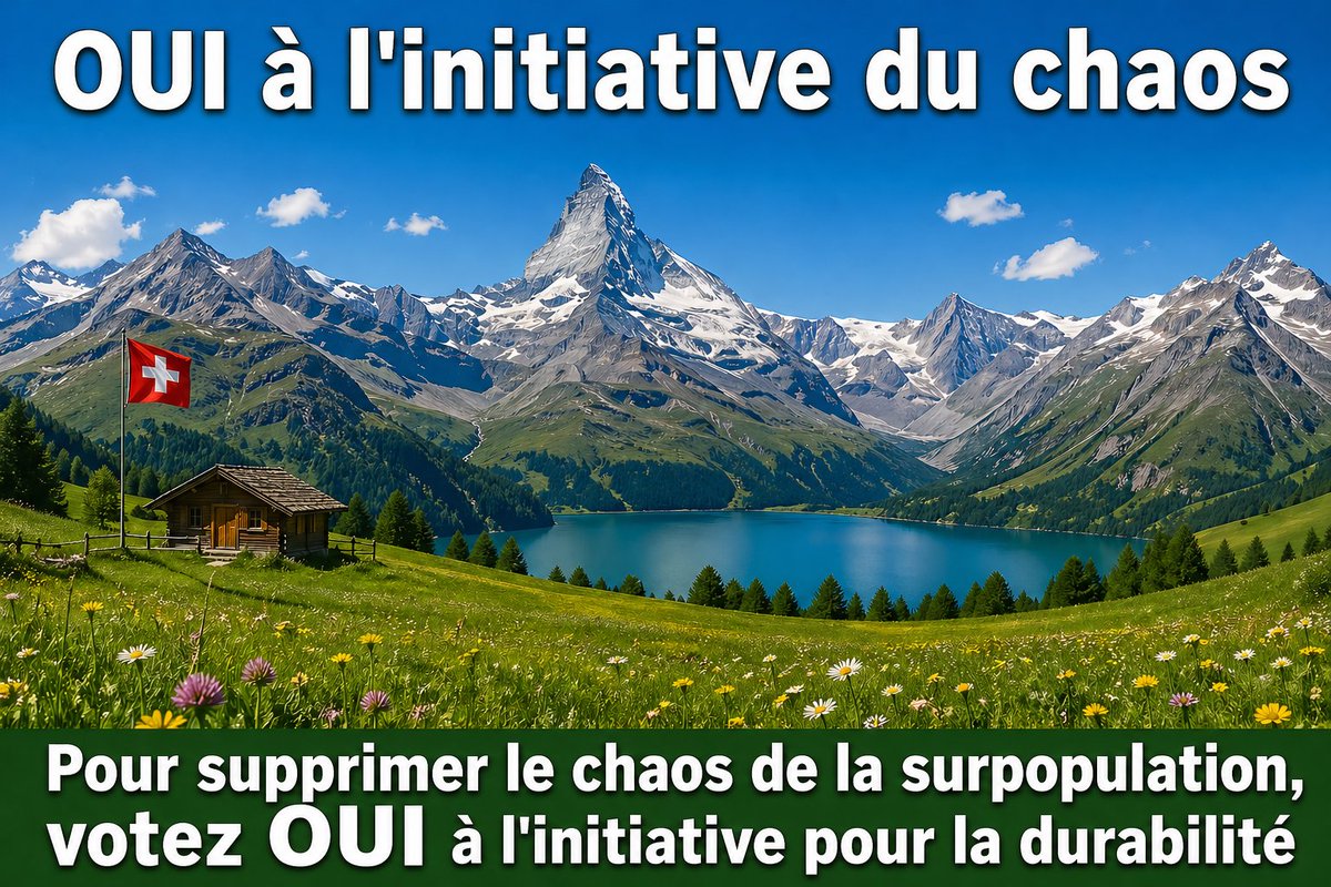 horlogerEC's tweet photo. si vous votez non à l'initiative sur la durabilité, après, il ne faudra pas venir chialer car vos loyers seront élevés, que vos primes d'assurances continuent à augmenter, que vous restez coincé dans les embouteillages et que votre boulot sera pris par un étranger https://t.co/HqDJkwPJqd