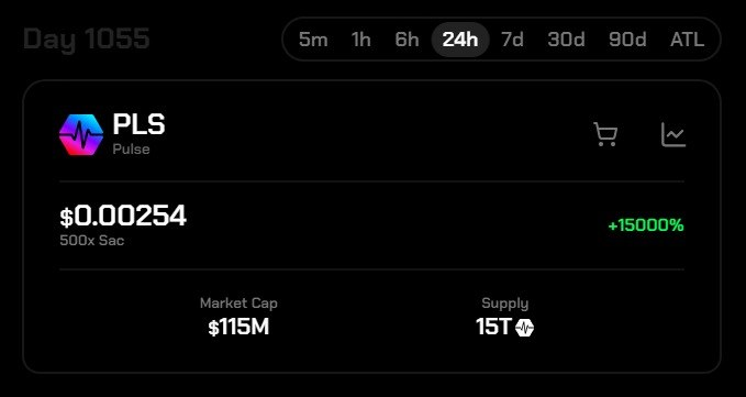 PulseProveX's tweet photo. Everything could change in less than 24 hours.

$PLS $PLSX $HEX $PRVX https://t.co/qne4c0nR5B