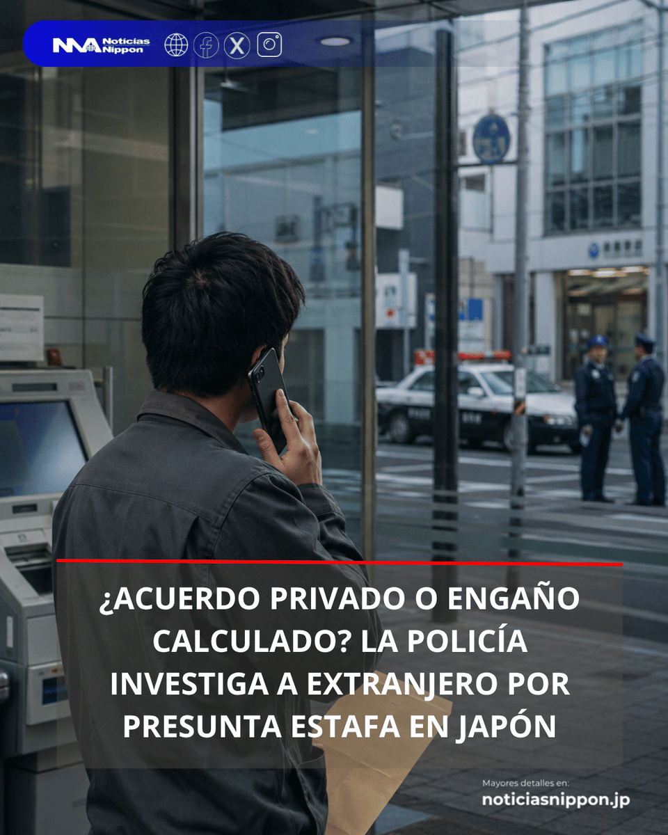 NoticiasNippon's tweet photo. [#詐欺| #sagi] “No fue estafa porque iba a devolver el dinero”: #extranjero niega los cargos tras transferencia realizada por un conocido.

Detalles :  https://t.co/3b6IOL5N8S

#ペルー国籍 #外国人 #noticiasnippon #noticiasdejapón https://t.co/tMNgNFh0ZY