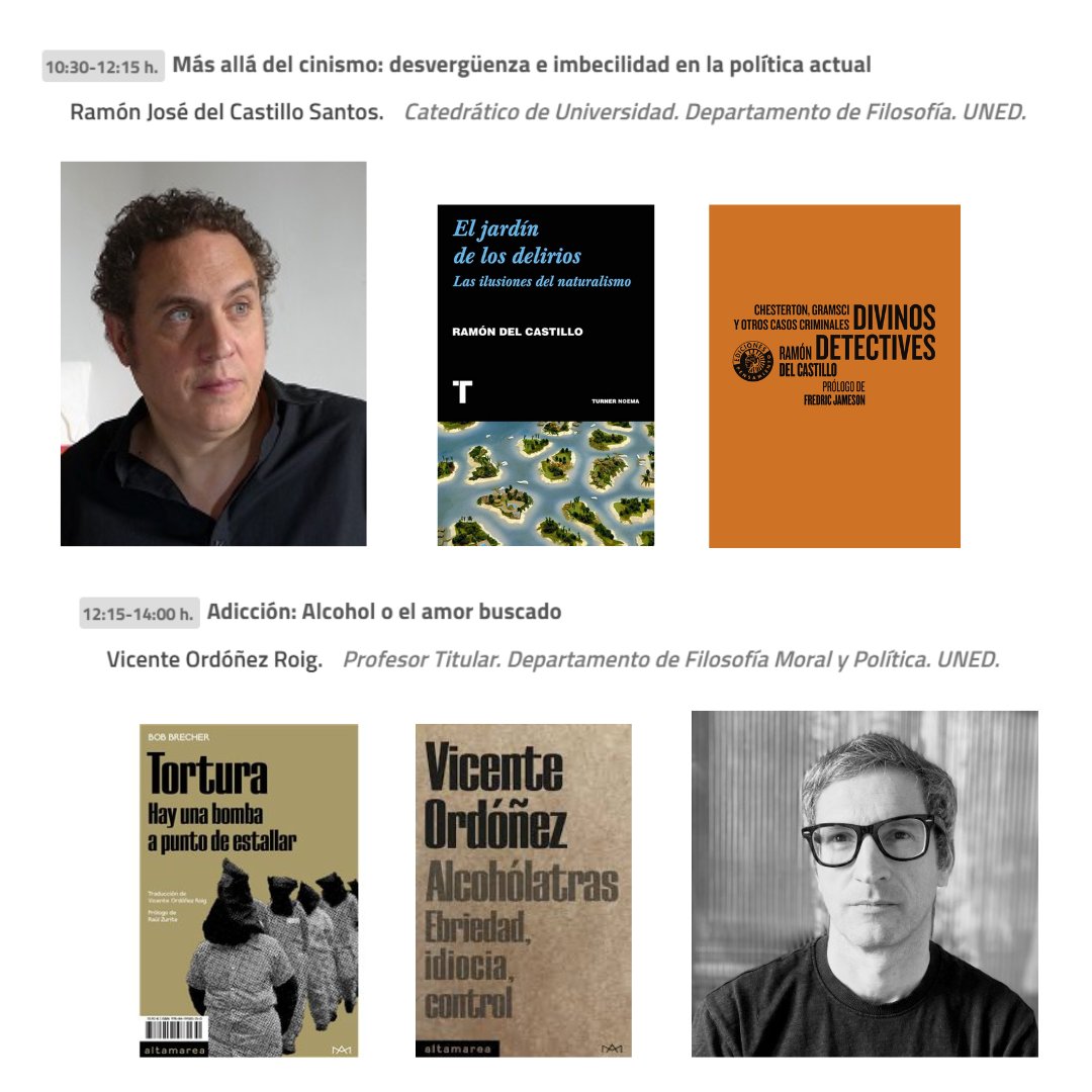 ecabanasd's tweet photo. "(Des)Afectos contemporáneos: un diagnóstico de la actualidad desde la filosofía y la historia de las emociones"

El plazo de inscripciones sigue abierto.

Más información aquí:
https://t.co/Vd2X26SYWU

Nos vemos allí, ya sea de forma presencial u online.

@UNEDMadrid @cbamadrid https://t.co/z04Y9fXVGM