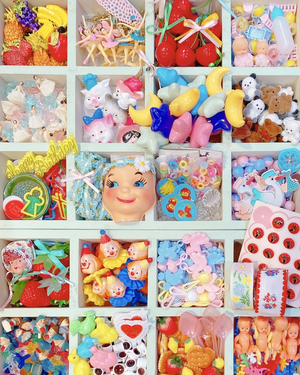 ときめき探しへようこそ】 VINTAGE Loverが好むモノを木箱に集めてみ