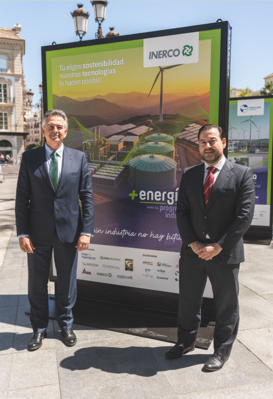 Inerco_'s tweet photo. INERCO se suma a “+Energía para el progreso industrial”.
Nuestro Presidente Ejecutivo, Pedro Marín, y nuestro Director de Desarrollo de Negocio, Miguel Morales, asistieron a la inauguración.

📍 Puerta de Jerez (Sevilla) hasta el 19 de junio.

#INERCO #Energía #Industria #Sevilla https://t.co/xtDFyIvIl9