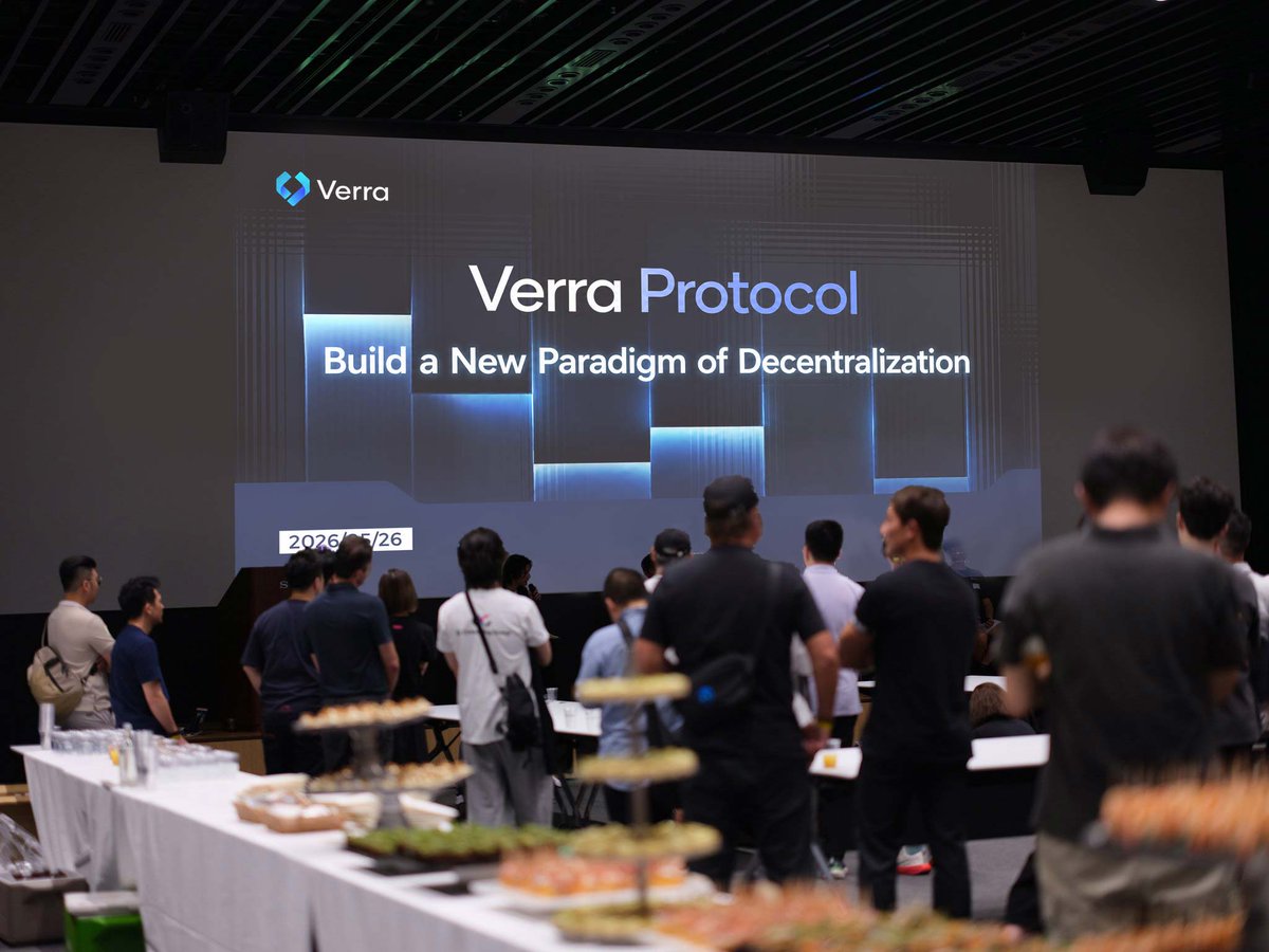 Verra_Protocol's tweet photo. Verra Protocol Global Community Offline Gatherings Continue

Ahead of its official launch, community partners from different regions are engaging in in-depth discussions about the protocol mechanism, ecosystem development, and future plans.

With the full rollout of its five-phase development plan, Verra is steadily moving towards the global market and is poised to become one of the most watched DeFi projects of 2026.

Launch countdown officially begins.
#Verra #RWA #DeFi #Web3