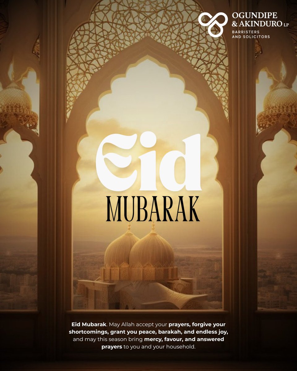 OandALP's tweet photo. #EidAduha26

May the season bring favours and answered prayers! https://t.co/R85WKAjRdp