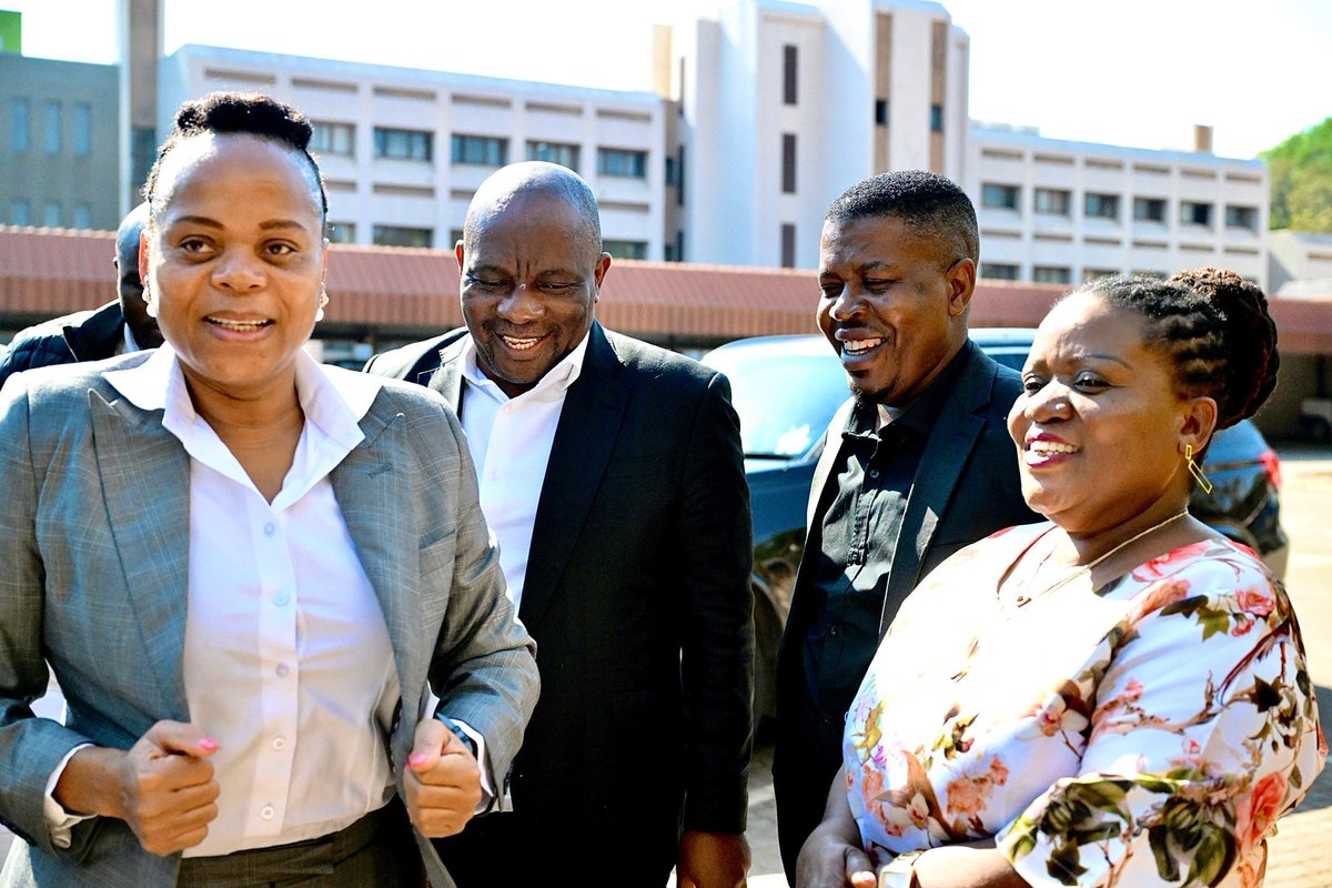 OtpLimpopo's tweet photo. Premier Dr @PhophiRamathuba, the MEC Dr Tshitereke Matibe, Executive Mayor Cllr Ngoako Taueatsoala and the Mayor Cllr Anna Mboweni have arrived at Mogalakwena Municipality for the meeting with Mining houses. #ServiceDeliveryWeek #7thAdministration #ALimpopoThatWorksForAll https://t.co/n2k8nnSQbA