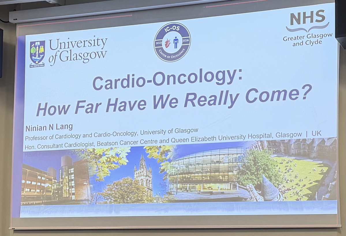 ScotCardio's tweet photo. @ninianlang Cardio-Oncology: How far have we really Come?  Improved Risk Stratification, Surveillance, Permissive Cardiotoxity &amp; Collaboration #SCSpring26 https://t.co/XwMHBiTBbB