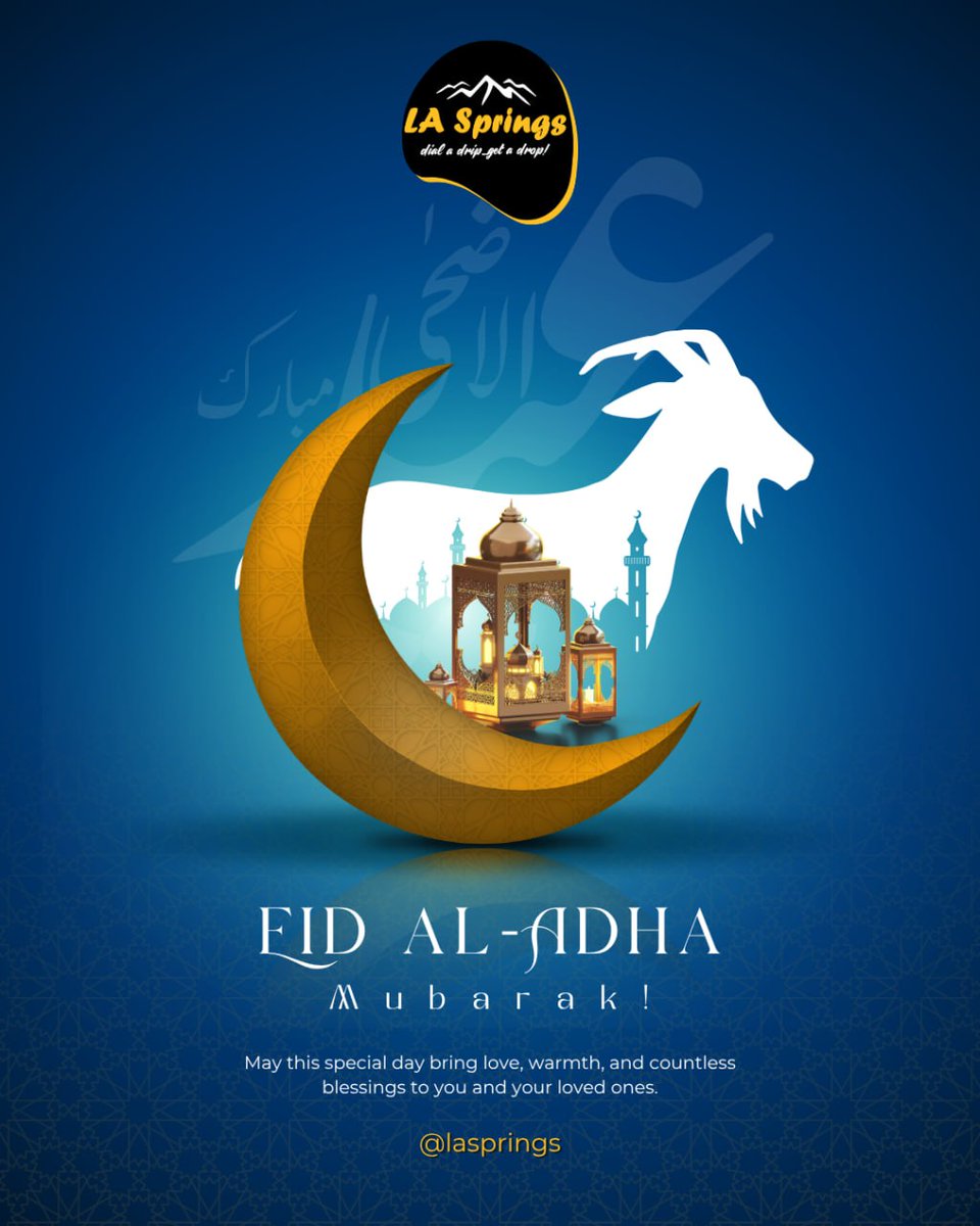 Lasprings_'s tweet photo. Eid al-Adha Mubarak from us! ✨
Wishing you and your loved ones peace, blessings, and a joyful celebration.

📞 Call/WhatsApp: 0708 777 286
📍 Location: Pelikan Village – Next to Quickmart, Kiambu Road, Thindigua

#EidAlAdha #EidMubarak #ukweliulibainika #kenya
 #FB2026Explained https://t.co/LO9TCsE5wX
