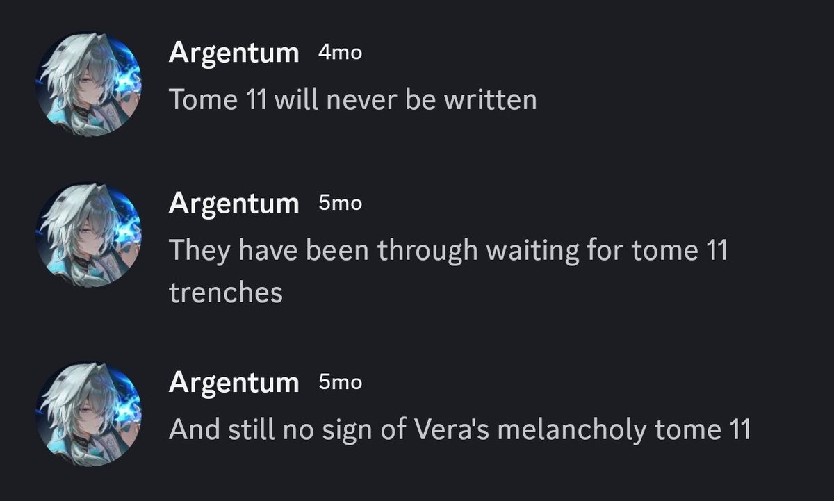 ninearchivist's tweet photo. We simply have to turn the sinners pv into a meme like I did with volume 11 of Vera's melancholy until hoyoverse goes here damn and gives it to us https://t.co/FNwcN4ZWIo