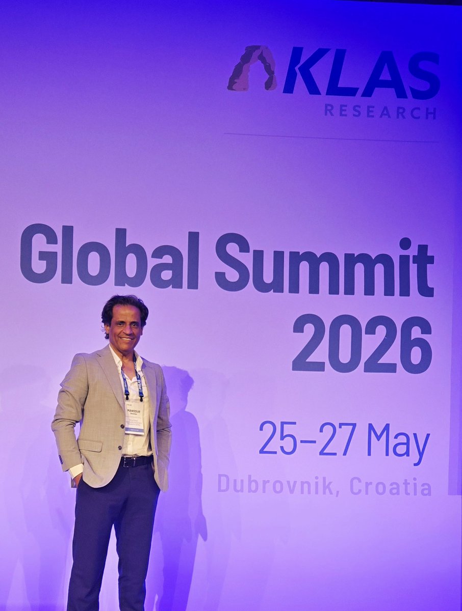 MansourASWaidan's tweet photo. @KLASresearch 2nd day,27 May, in @KLASresearch Global Summit in Croatia.
Great presentation and discussions regarding Health IT trends mainly related to AI solutions in Healthcare, Governance, implementations, adoption and other challenges.
#croati
#dubrovnik https://t.co/r1twHqmCmu