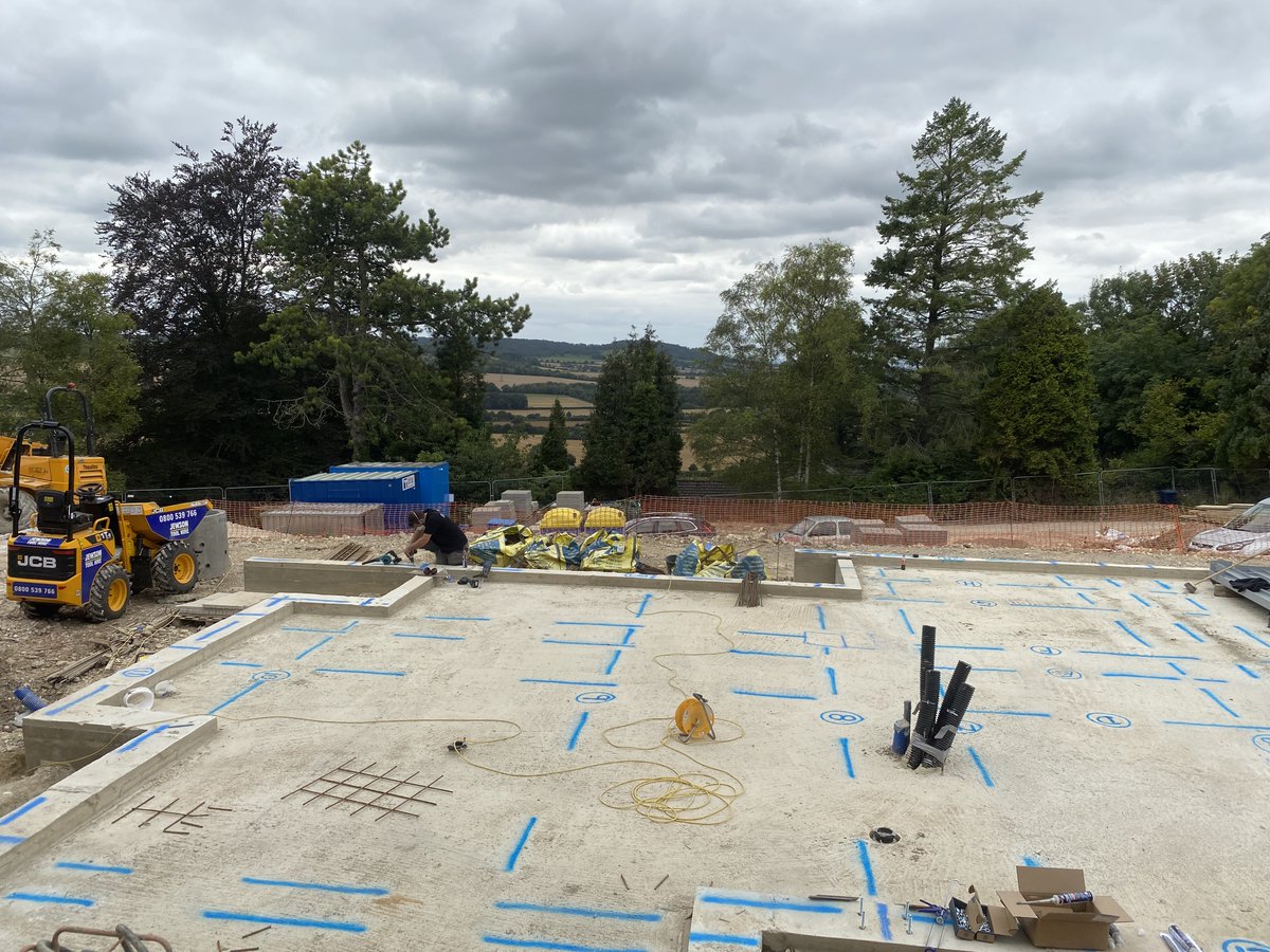 rglsurveys's tweet photo. Leave nothing to doubt! Set out right first time. Centre lines of trench, face of brick, pop ups, steels and drainage. We do this all day every day 100%

#settingout #trench #brickwork #popups #drainage #steel #construction #groundworks https://t.co/OpRkGngHeE