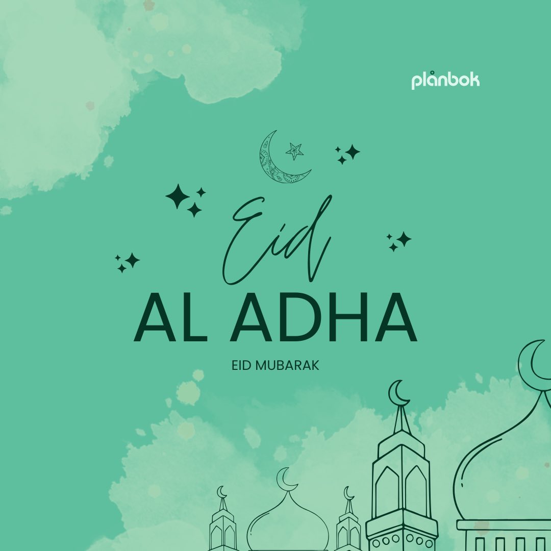 planbokHQ's tweet photo. May this season bring you peace, joy, answered prayers, and beautiful moments with the people you love.

Eid Mubarak https://t.co/3dPBs54DpX