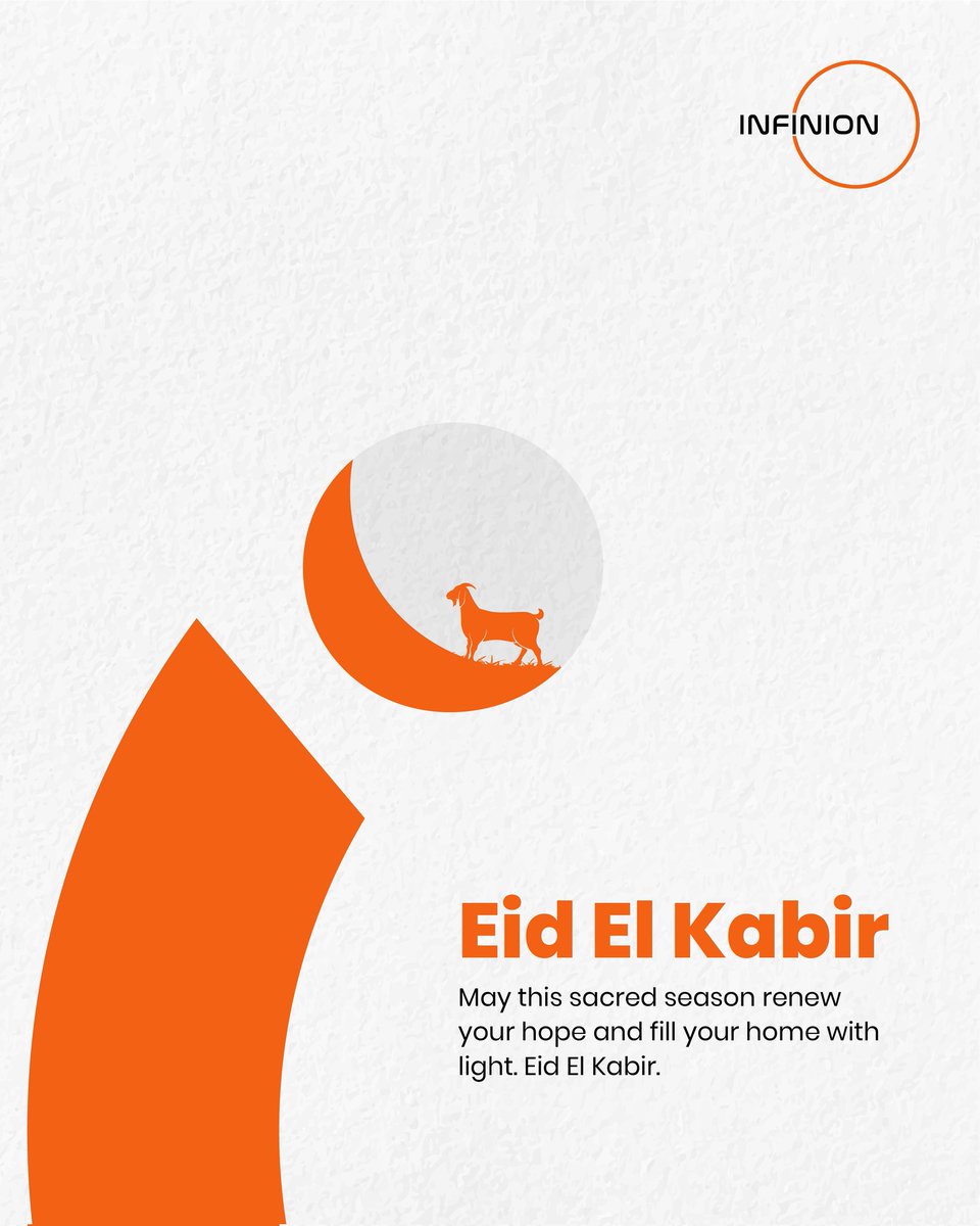 Infiniontech's tweet photo. May the spirit of Eid fill your home with joy, your heart with gratitude, and your table with good food 😋

Eid Mubarak 

#infinion #eidmubarak #holidayseason #virałpost https://t.co/1Hm92qKGfy