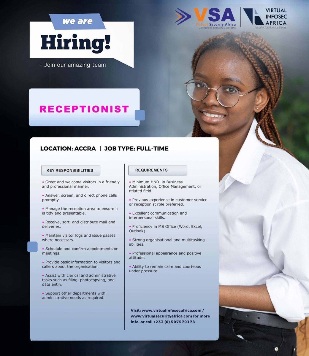 Jobly Ghana | Jobs in Ghana tweet media