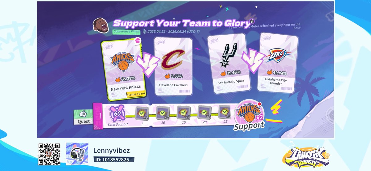 LENDY_VIBEZ's tweet photo. Come join me in Dunk City Dynasty! https://t.co/vWMJun6up0