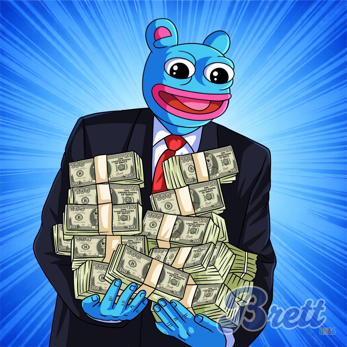 Brett0x66's tweet photo. "I'm here for the fun and community vibes; keep eating the dip and teach these jeets a lesson."

$BRETT https://t.co/gFpqsTUdC6