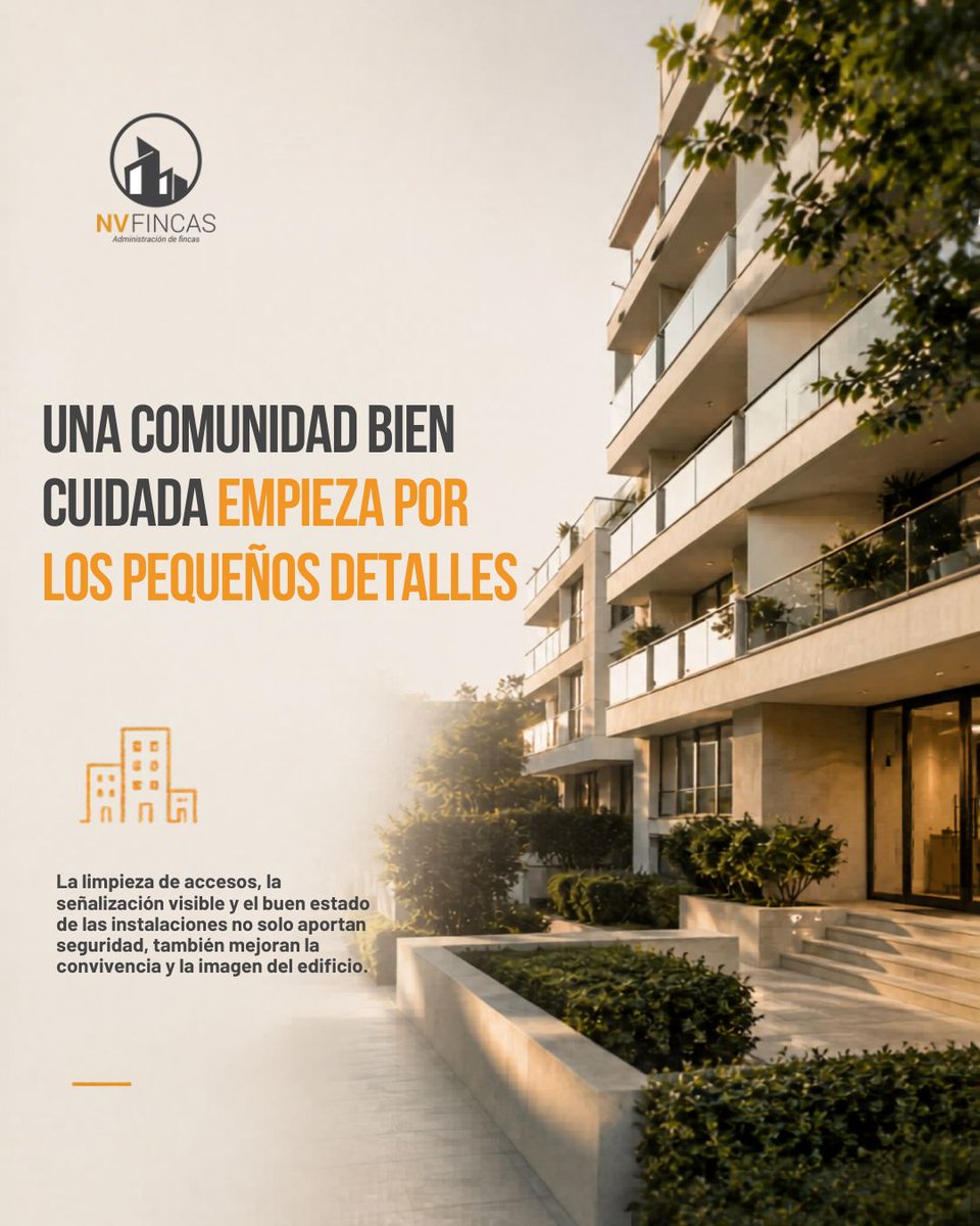 nvfincas's tweet photo. Porque una #comunidaddevecinos bien gestionada también se refleja en cómo se vive cada día. https://t.co/H7nHG9kiVZ