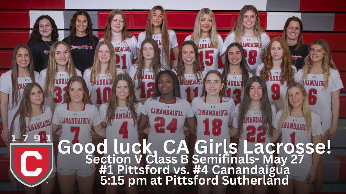 CAGrayWolves's tweet photo. 🟥⬜️LET"S GO, CA! ⬜️🟥
Section V Class B Semifinals- May 27
#1 Pittsford vs. #4 Canandaigua
5:15 pm at Pittsford Sutherland
Tickets &amp; Live Stream Link:
https://t.co/63oG45cEK2 https://t.co/GP0zNtrQa0
