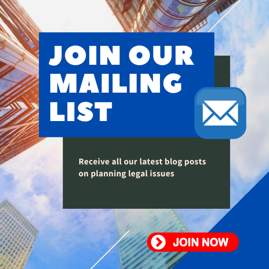 Planning_Legal's tweet photo. At Planning Clarity Legal our planning lawyers publish blog posts on the latest planning legal issues. To receive these posts sign up to our firm's mailing list https://t.co/Pcv7ejXtLb

#PlanningClarityLegal #PlanningLaw #PlanningLawyer #Legal #Planning #Development https://t.co/2drASRi98C