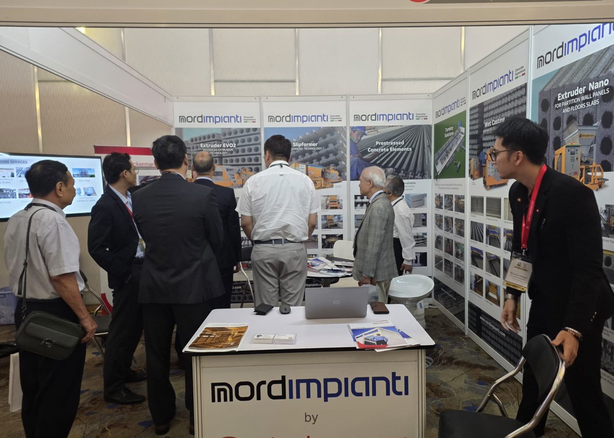 Nordimpianti's tweet photo. 🇻🇳 Ho Chi Minh City, Vietnam: we are exhibiting at the Cement &amp; Concrete Expo Vietnam 2026, taking place at The ADORA Center, from May 27 to 28.
At the show, we will present our solutions for the precast concrete industry together with our partner Rieckermann GmbH. https://t.co/ReyHBnWhlI