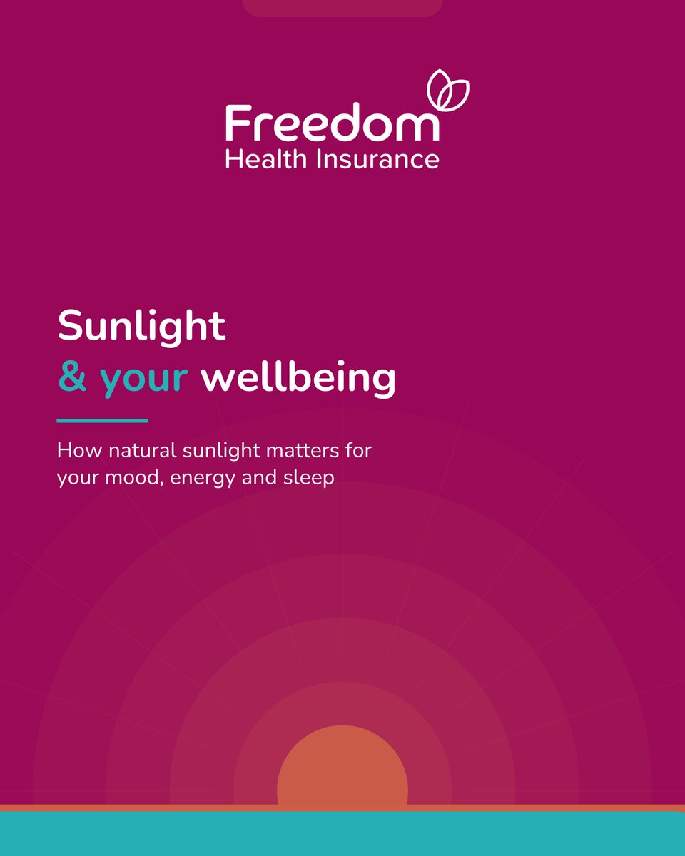 Freedom_PMI's tweet photo. Sunlight can support mood, energy and sleep by regulating the body clock and influencing serotonin levels. ☀️

With longer days and lighter evenings, making time for daylight where possible can be a simple way to support everyday wellbeing.

#MentalWellbeing #HealthAndWellbeing https://t.co/1UodH0MwBx