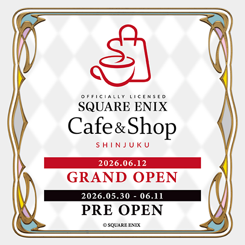 Officially Licensed SQUARE ENIX Cafe & Shop SHINJU tweet media