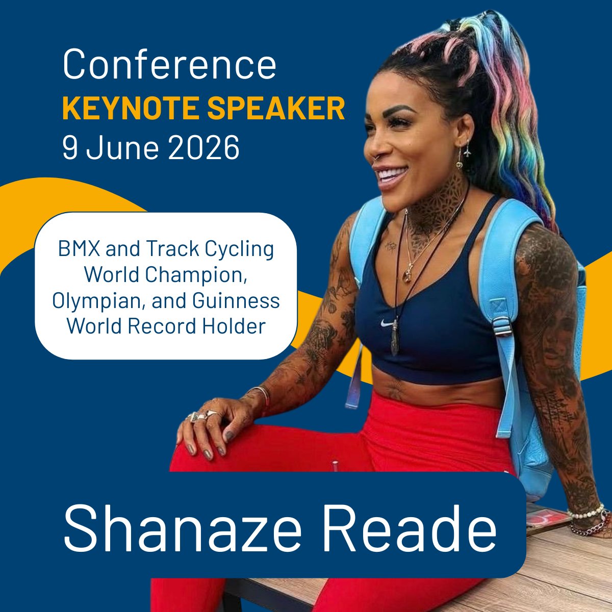 tchappen's tweet photo. Closing Keynote | Conference 9 June 2026

We are beyond excited to welcome Shanaze Reade as our June conference closing keynote speaker.

Register your interest: https://t.co/BUmctJnUWH

🔗Find out more: https://t.co/cvK63arvS7

#ThisCanHappenGlobal #ShanazeReade https://t.co/3u0ute2Clp