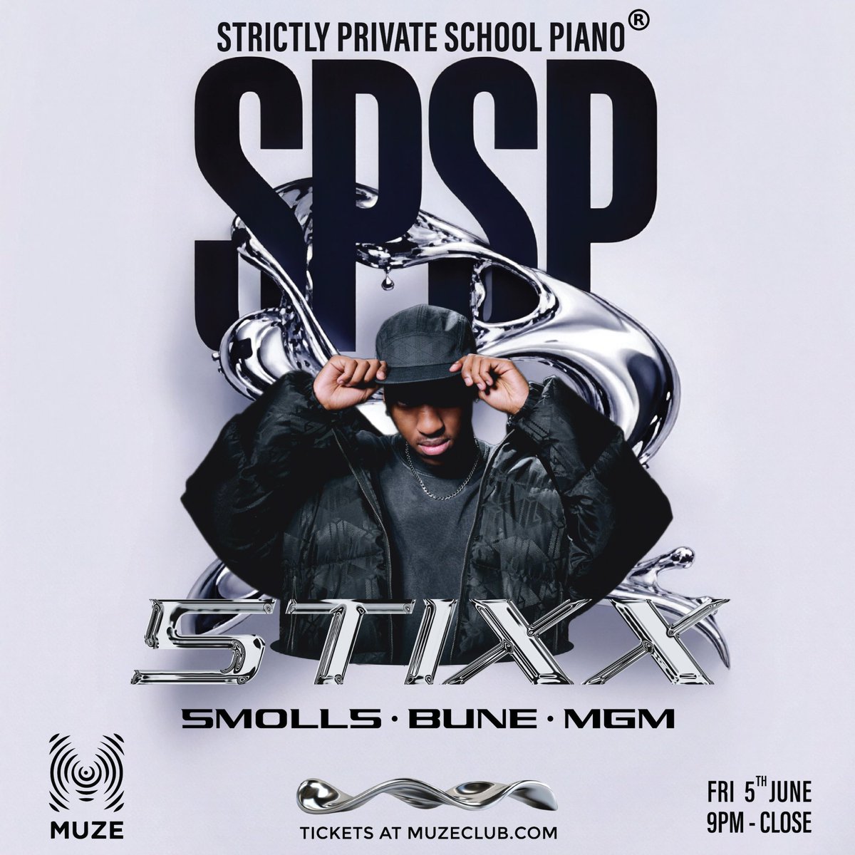 muzeclub's tweet photo. A piano experience curated for the cultured. Welcome to SPSP: STRICTLY PRIVATE SCHOOL PIANO — Fri 5th June at MUZE Club, Westlands from 9PM. Witness the official 🇰🇪 debut of South Africa’s private school Amapiano sensation STIXX w/ MGM, BUNE &amp; SMOLLS

🎟️: https://t.co/MbOuwMbDwL https://t.co/zZa4shPcNR