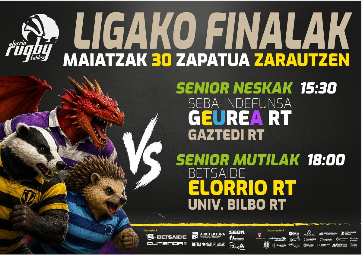 ElorrioRugby's tweet photo. Asteburu honetan danok zarautzera! https://t.co/nALM1jFYtu