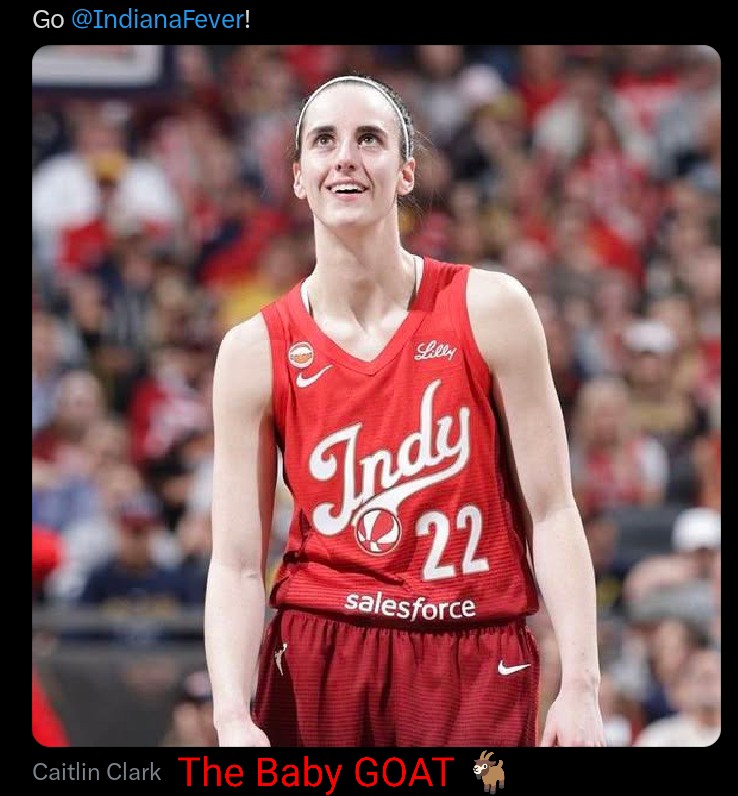 MrSpiritsRaven's tweet photo. @CaitlinUpdate22 @IndianaFever @CaitlinClark22 #CaitlinClarkEffect💫⭐🌟✨💥 
#LetsGoFever
#ShesBack 
#IfYouDidntKnowNOWYOUKNOW
#TheBabyGOAT🐐
#TimelineCleanse 
👇🏿👇🏿👇🏿👇🏿👇🏿👇🏿👇🏿 https://t.co/yMPvzHUzfc