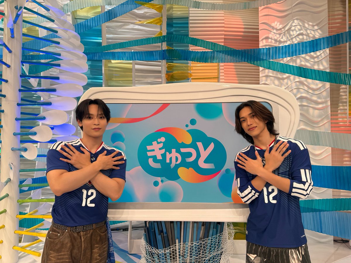 official_jiblue's tweet photo. 2026.05.27
📸 KBCテレビ ぎゅっと

與那城奨 池﨑理人 が出演させていただきました！
ありがとうございました！

#JI_BLUE
#最高の景色を
#世界一の追い風になろう https://t.co/59YGTDScF7