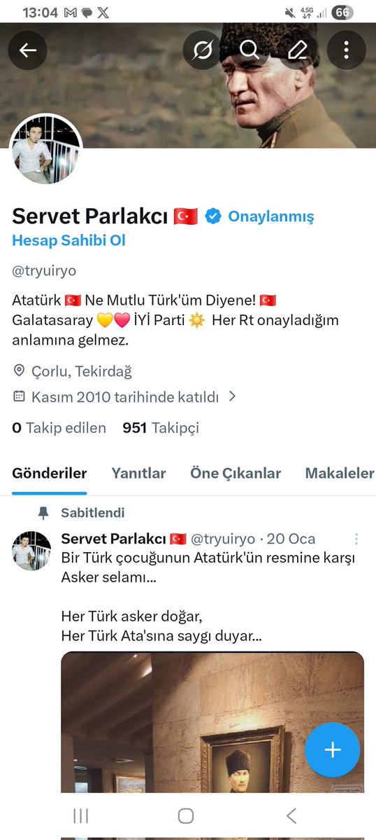 Servet Parlakcı 🇹🇷 tweet media